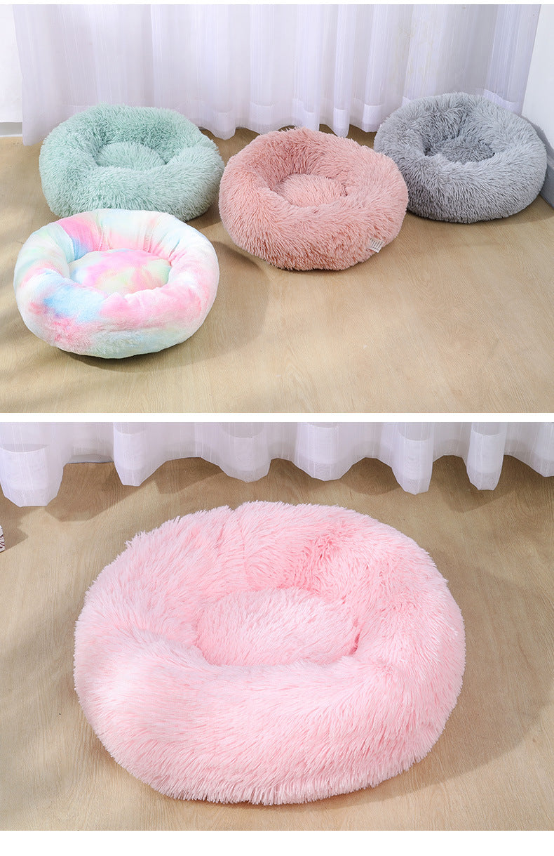 Cozy Collection | Plush Round Dog & Cat Bed with Soft Material | Multiple Sizes for Ultimate Comfort 6