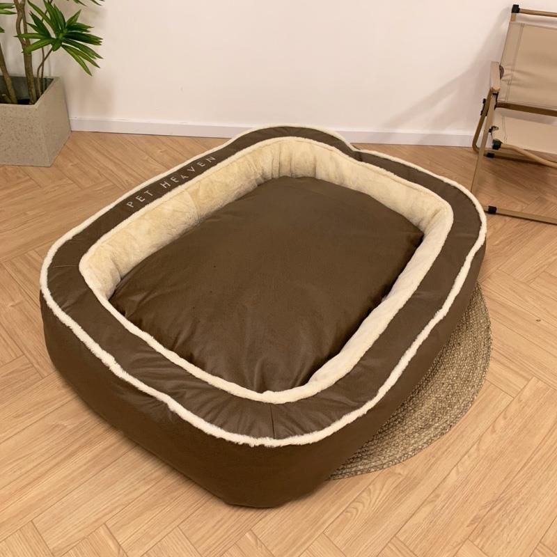 Cozy Haven | Dog Bed with Soft Polyester-Cotton Blend | Winter Warm Sleeping Space for Pets 4