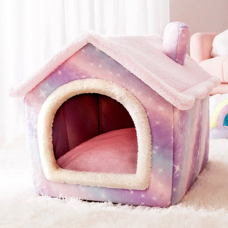 Cozy Pet Bed | Coral Fleece Dog Bed with Soft Sponge Padding | Comfortable Design for Small Dogs and Cats 5