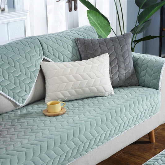 Cozy Plush | Sofa Cover with Anti-Slip Quilted Design | Soft Fabric for Ultimate Comfort 1