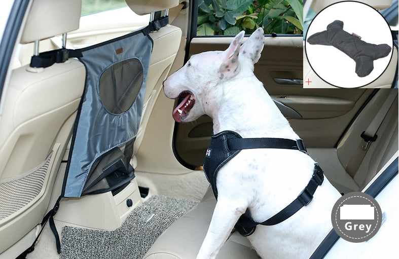 Pet Safety Barrier | Durable Nylon & PVC Rear Seat Screen for Driver Focus 7