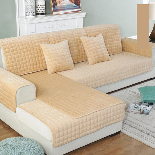 Plush Sofa Cover | Anti-Skid Slipcover for Ultimate Comfort & Protection 1