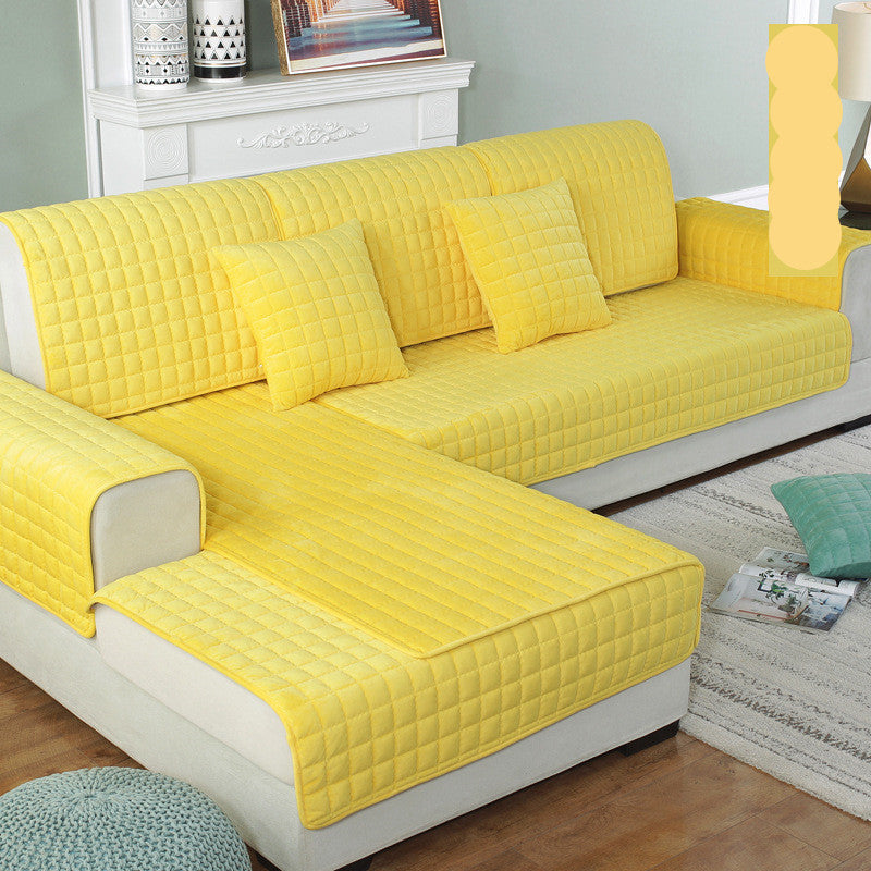 Plush Sofa Cover | Anti-Skid Slipcover for Ultimate Comfort & Protection 9