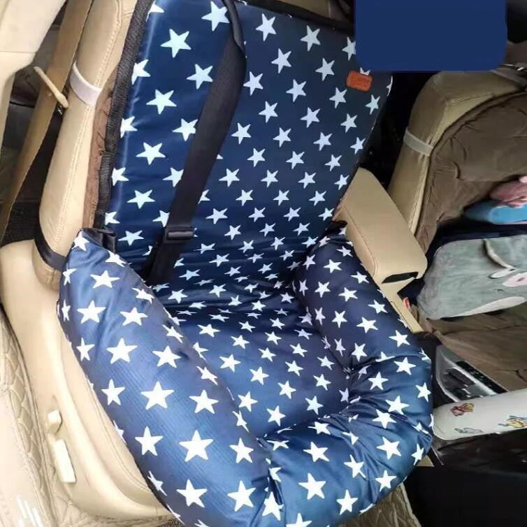 Comfort Pet | Dog Car Seat Cushion with Soft Cloth Material | Cozy and Secure Travel Solution for Your Furry Friend 7