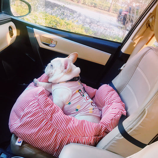 Cozy Paws | Dog Car Seat with Durable Oxford Cloth & Universal Fit | Safe Travel for Small Dogs 2