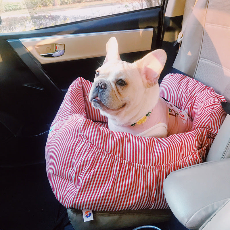 Cozy Paws | Dog Car Seat with Durable Oxford Cloth & Universal Fit | Safe Travel for Small Dogs 1