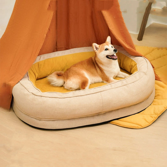Comfort Paws | Large Dog Kennel with Removable Cover & Durable Fabric | Cozy Space for Year-Round Comfort 1