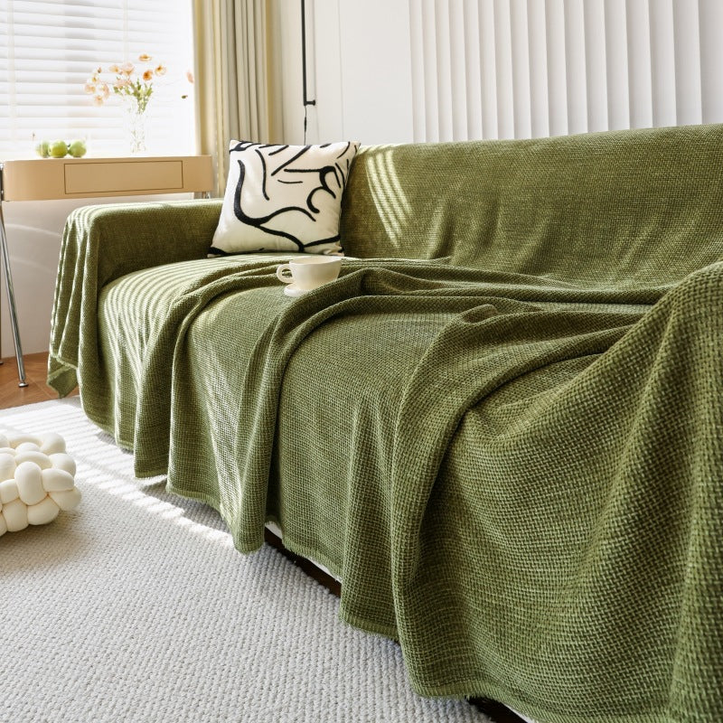 Universal Plus Size Sofa Cover | Durable Polyester Slipcover with Stylish Design | All-Season Protection for Your Furniture 4