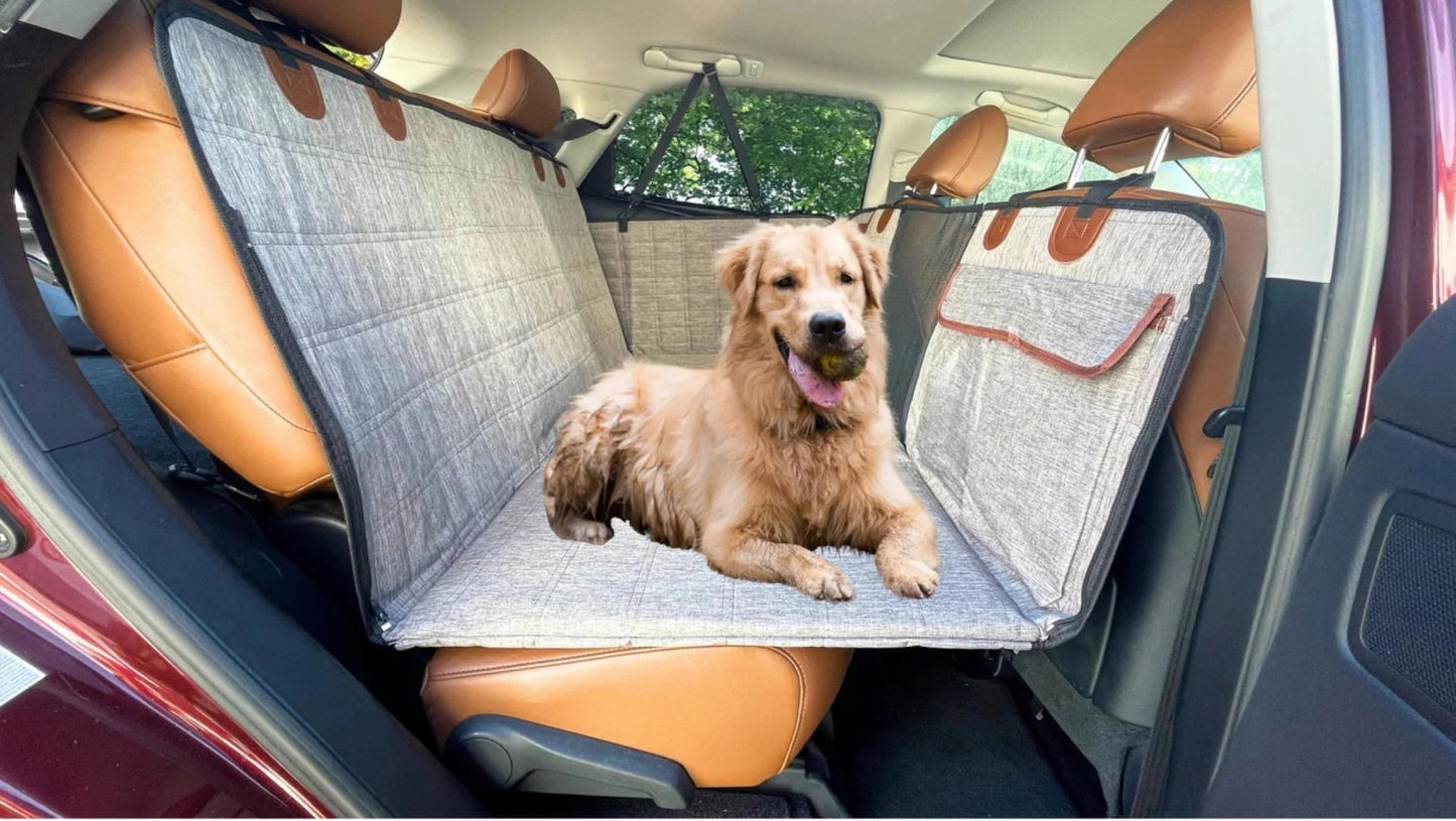 Comfort Pet | Car Dog Bed with Widened Support & Safety Belt | Durable Design for Secure Travel