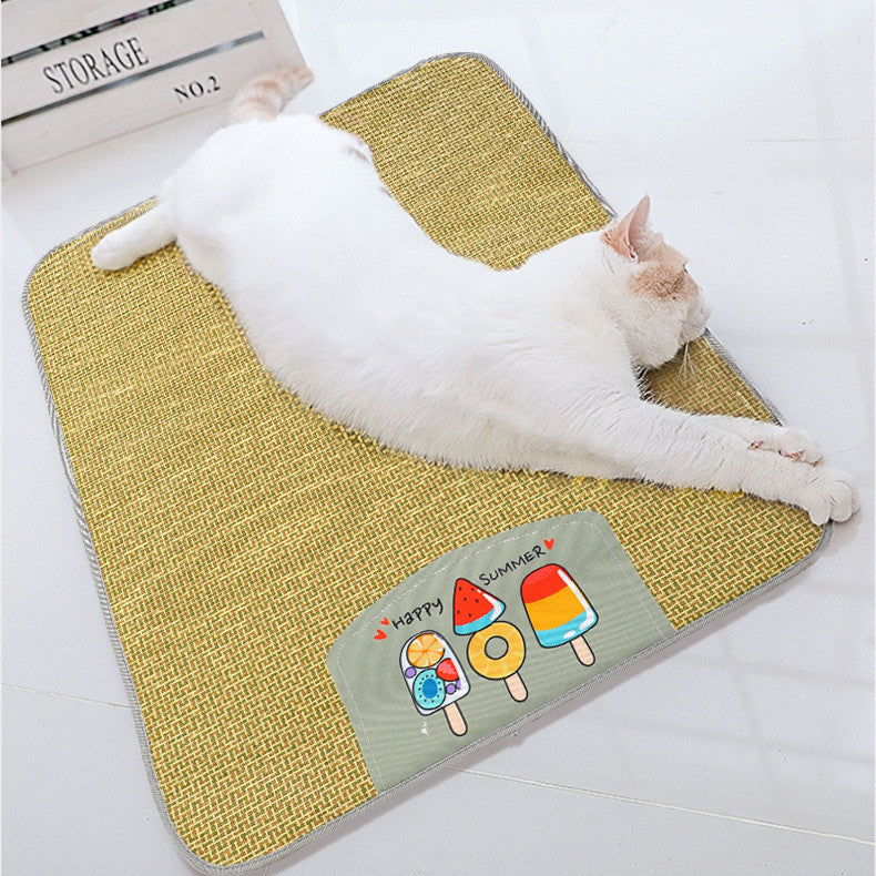 CoolNest | Rattan Pet Sleeping Mat with Breathable Design | Comfortable Cooling Bed for Dogs and Cats 3