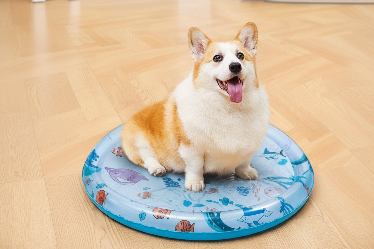 Cool Comfort | Inflatable Dog Bed with Fun Designs & Cooling Feature | Ideal for Summer Comfort 5
