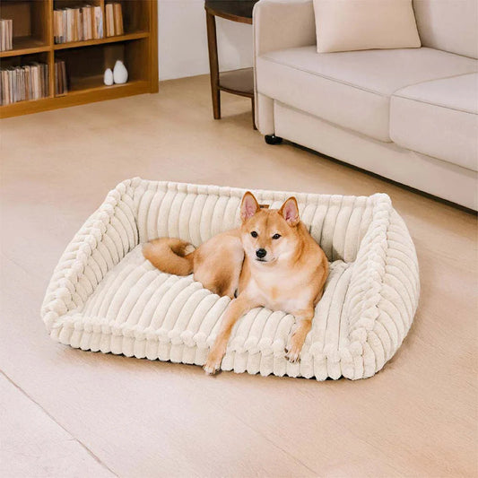 CozySlope | Orthopedic Dog Bed with Gentle Ramp & Removable Cover | Joint-Friendly Comfort for Senior Dogs 0