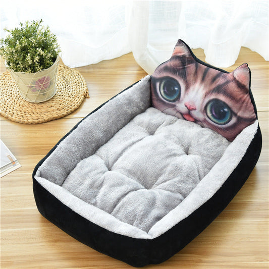 Cozy Collection | Large Dog Bed with Soft Velvet & Rebound Cotton | Ultimate Comfort for Dogs and Cats 0