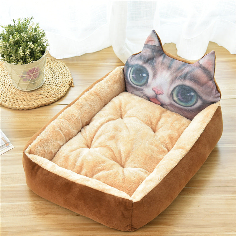 Cozy Collection | Large Dog Bed with Soft Velvet & Rebound Cotton | Ultimate Comfort for Dogs and Cats 2