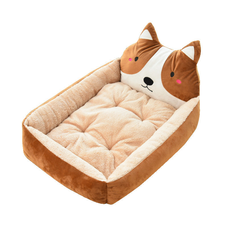 Cozy Collection | Large Dog Bed with Soft Velvet & Rebound Cotton | Ultimate Comfort for Dogs and Cats 4