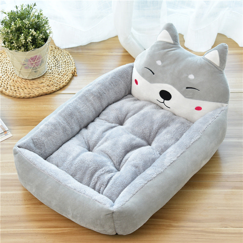 Cozy Collection | Large Dog Bed with Soft Velvet & Rebound Cotton | Ultimate Comfort for Dogs and Cats 5