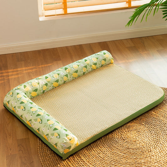 Cozy Collection | Pet Bed with Non-Stick Ice Pad | Comfortable Mat for All Seasons 0