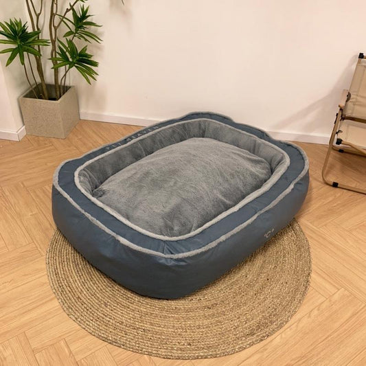 Cozy Haven | Dog Bed with Soft Polyester-Cotton Blend | Winter Warm Sleeping Space for Pets 0