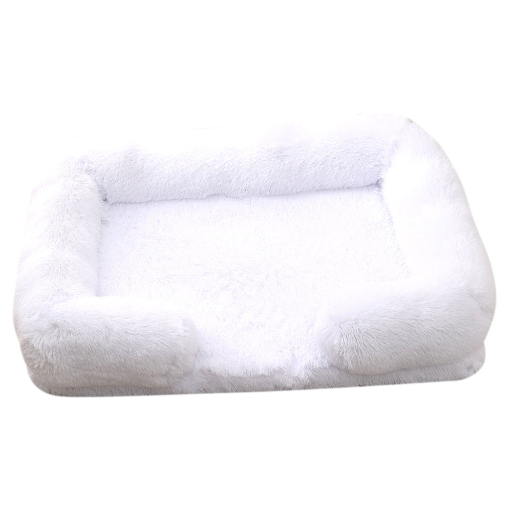 Cozy Haven | Plush Round Dog Bed with Soft Fabric & Durable Design | Comfortable Sleeping Space for All Pets 10