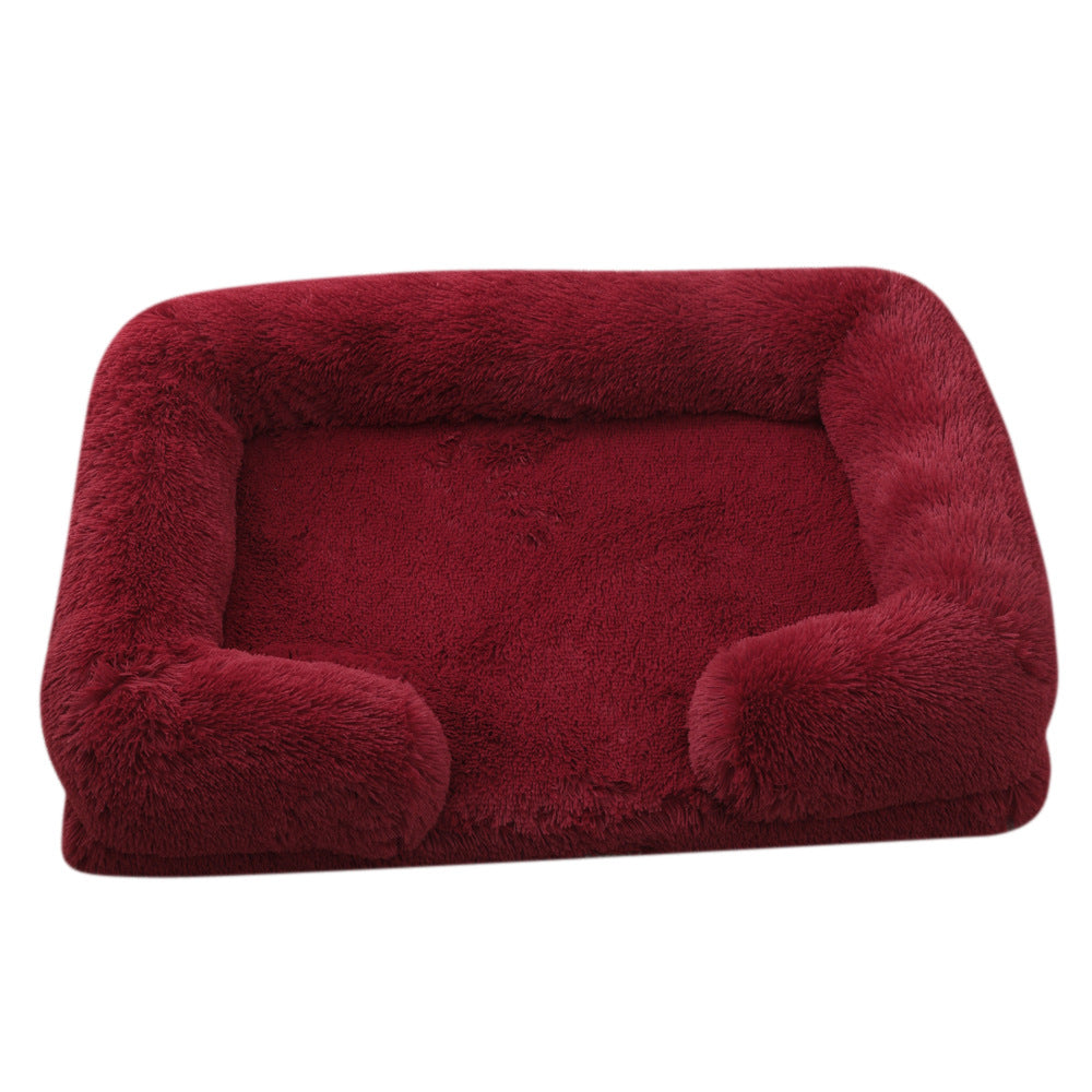 Cozy Haven | Plush Round Dog Bed with Soft Fabric & Durable Design | Comfortable Sleeping Space for All Pets 11