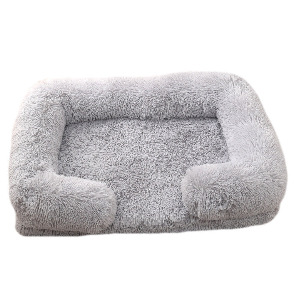 Cozy Haven | Plush Round Dog Bed with Soft Fabric & Durable Design | Comfortable Sleeping Space for All Pets 12