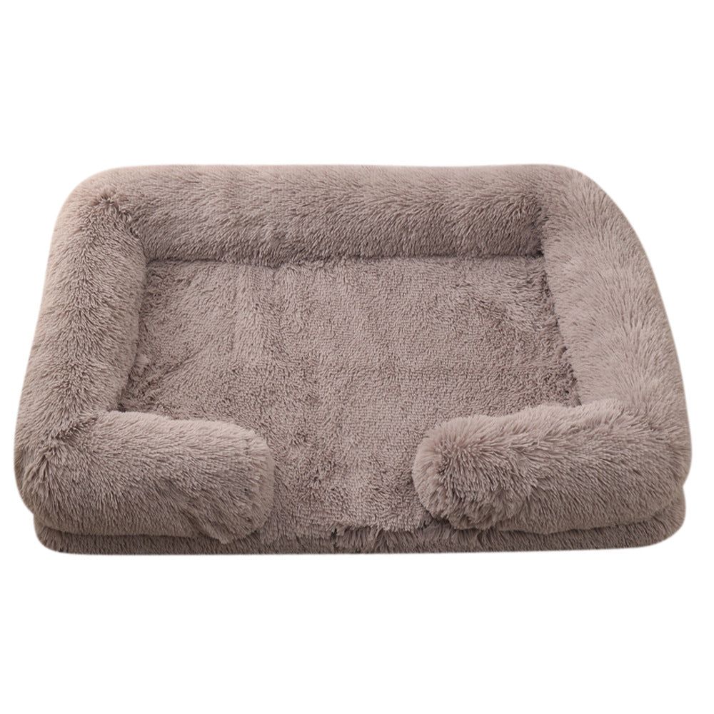 Cozy Haven | Plush Round Dog Bed with Soft Fabric & Durable Design | Comfortable Sleeping Space for All Pets 3