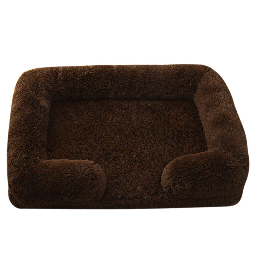 Cozy Haven | Plush Round Dog Bed with Soft Fabric & Durable Design | Comfortable Sleeping Space for All Pets 5