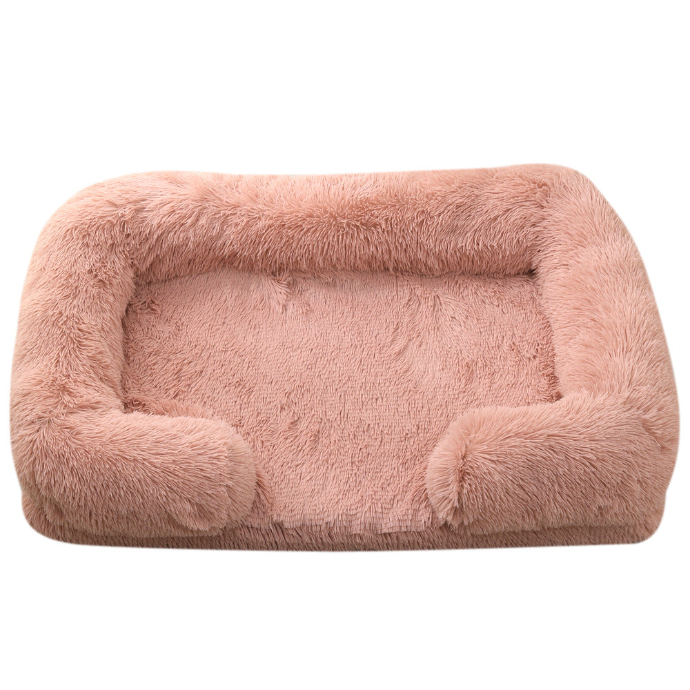 Cozy Haven | Plush Round Dog Bed with Soft Fabric & Durable Design | Comfortable Sleeping Space for All Pets 7