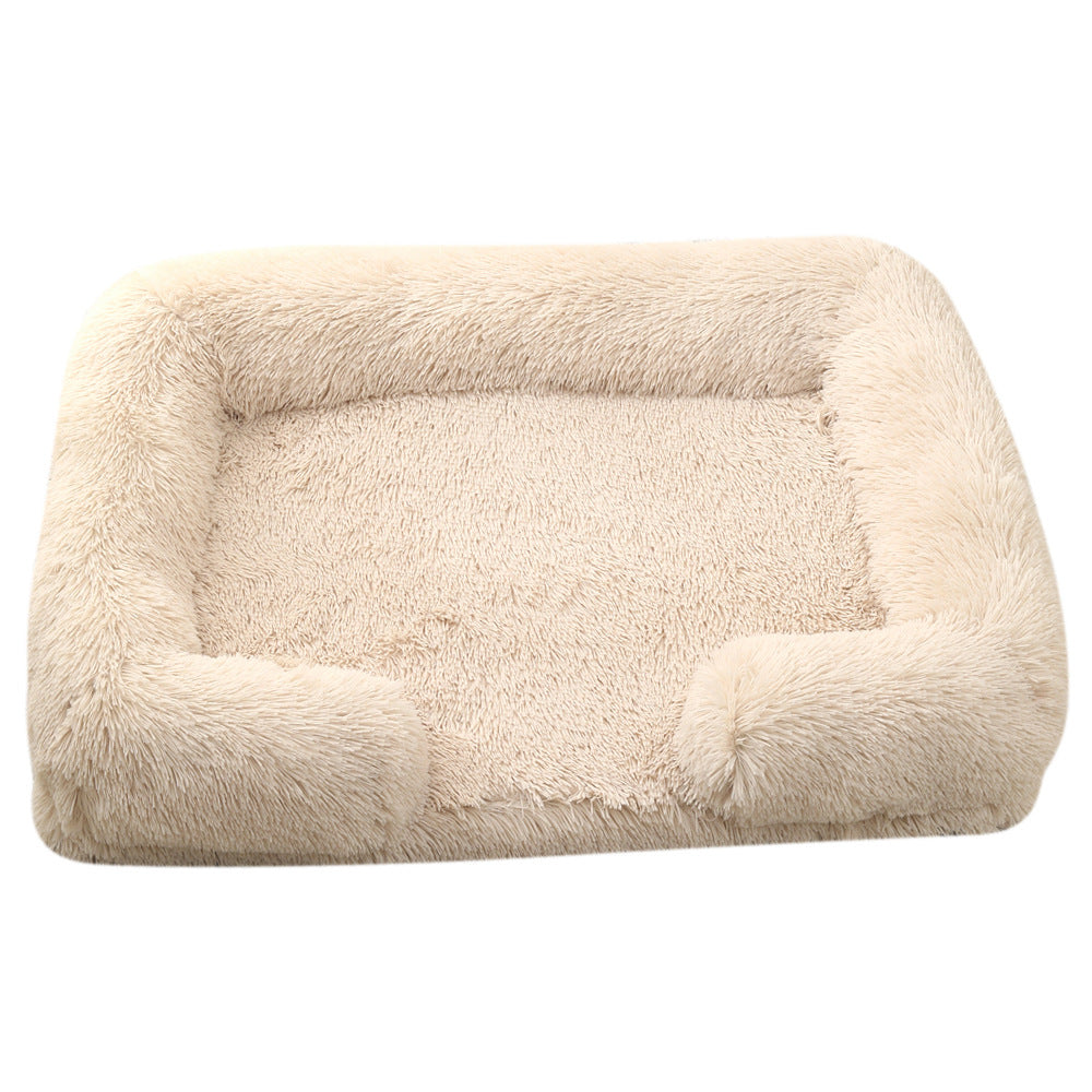 Cozy Haven | Plush Round Dog Bed with Soft Fabric & Durable Design | Comfortable Sleeping Space for All Pets 8