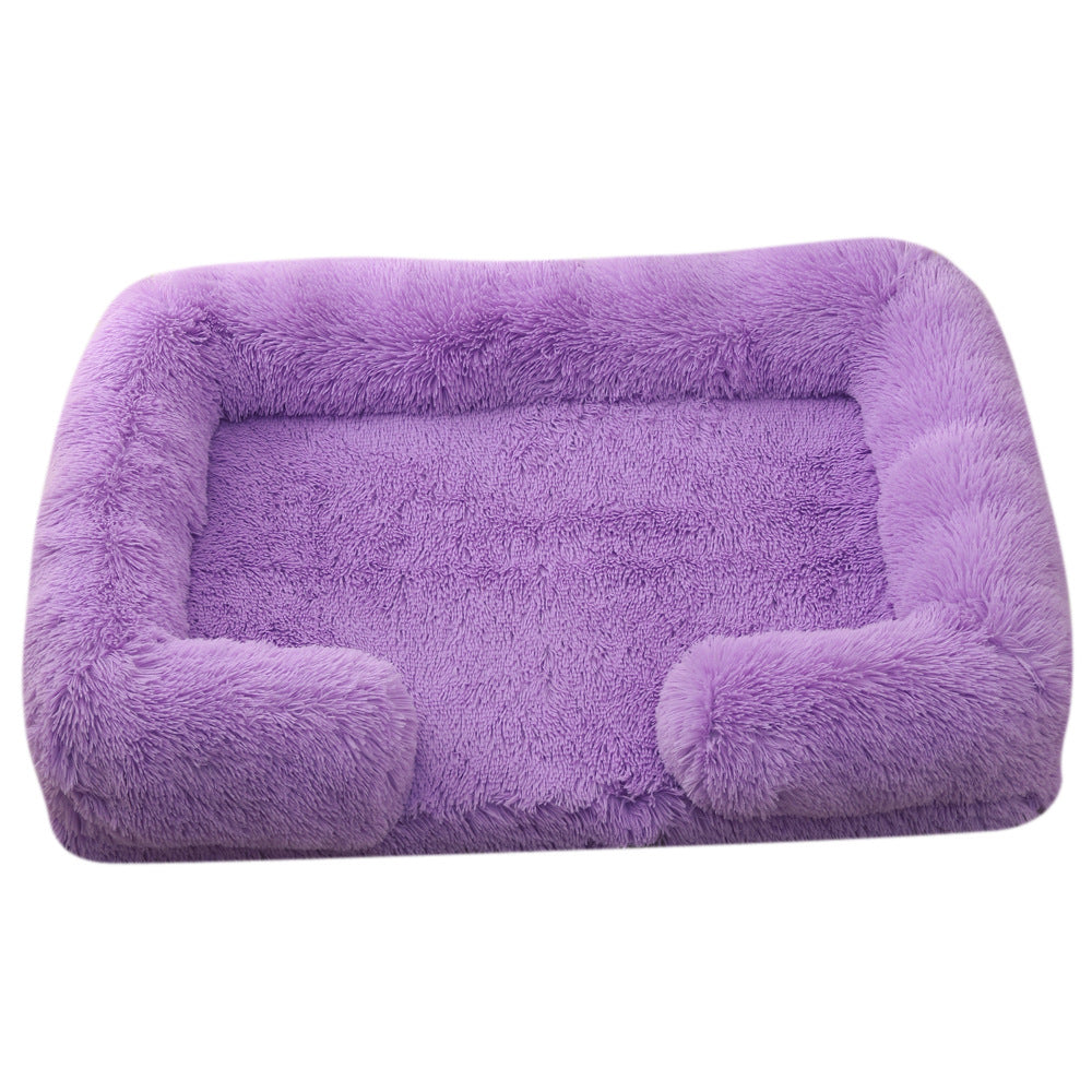 Cozy Haven | Plush Round Dog Bed with Soft Fabric & Durable Design | Comfortable Sleeping Space for All Pets 9