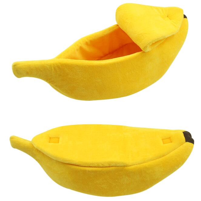 Cozy Nest | Dog Bed with Soft Plush Fabric & Unique Banana Shape | Comfortable Sleeping Solution for Small Dogs 3