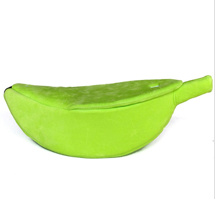 Cozy Nest | Dog Bed with Soft Plush Fabric & Unique Banana Shape | Comfortable Sleeping Solution for Small Dogs 6