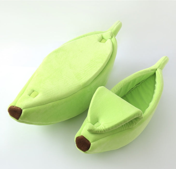 Cozy Nest | Dog Bed with Soft Plush Fabric & Unique Banana Shape | Comfortable Sleeping Solution for Small Dogs 7