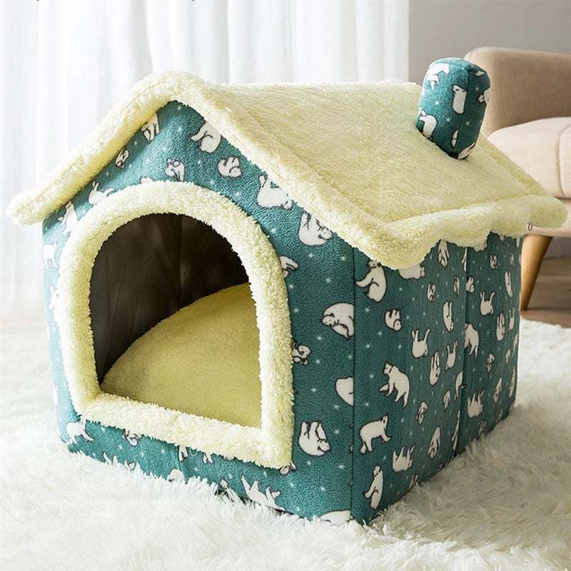 Cozy Pet Bed | Coral Fleece Dog Bed with Soft Sponge Padding | Comfortable Design for Small Dogs and Cats 3