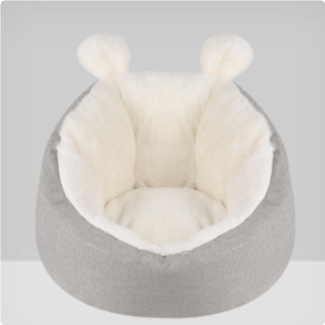 Cozy Pet Bed | Soft Cotton Dog Bed with Warm Sleeping Bag Design | Comfortable Cushion for Restful Sleep 0