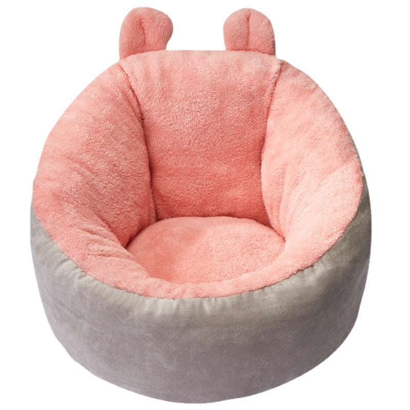Cozy Pet Bed | Soft Cotton Dog Bed with Warm Sleeping Bag Design | Comfortable Cushion for Restful Sleep 2