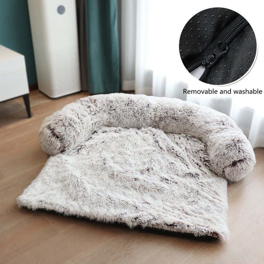 Cozy Pet Bed | Soft Washable Dog Bed with Removable Cover | Comfortable Cushion for Cats and Large Dogs 10