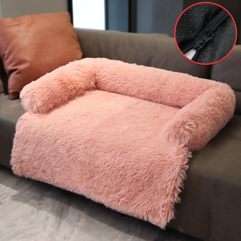 Cozy Pet Bed | Soft Washable Dog Bed with Removable Cover | Comfortable Cushion for Cats and Large Dogs 14