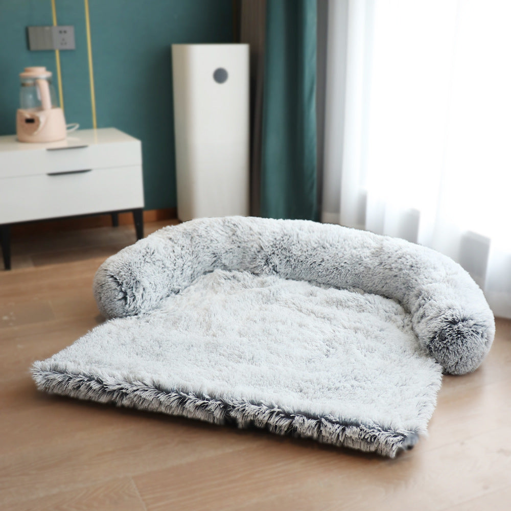 Cozy Pet Bed | Soft Washable Dog Bed with Removable Cover | Comfortable Cushion for Cats and Large Dogs 5