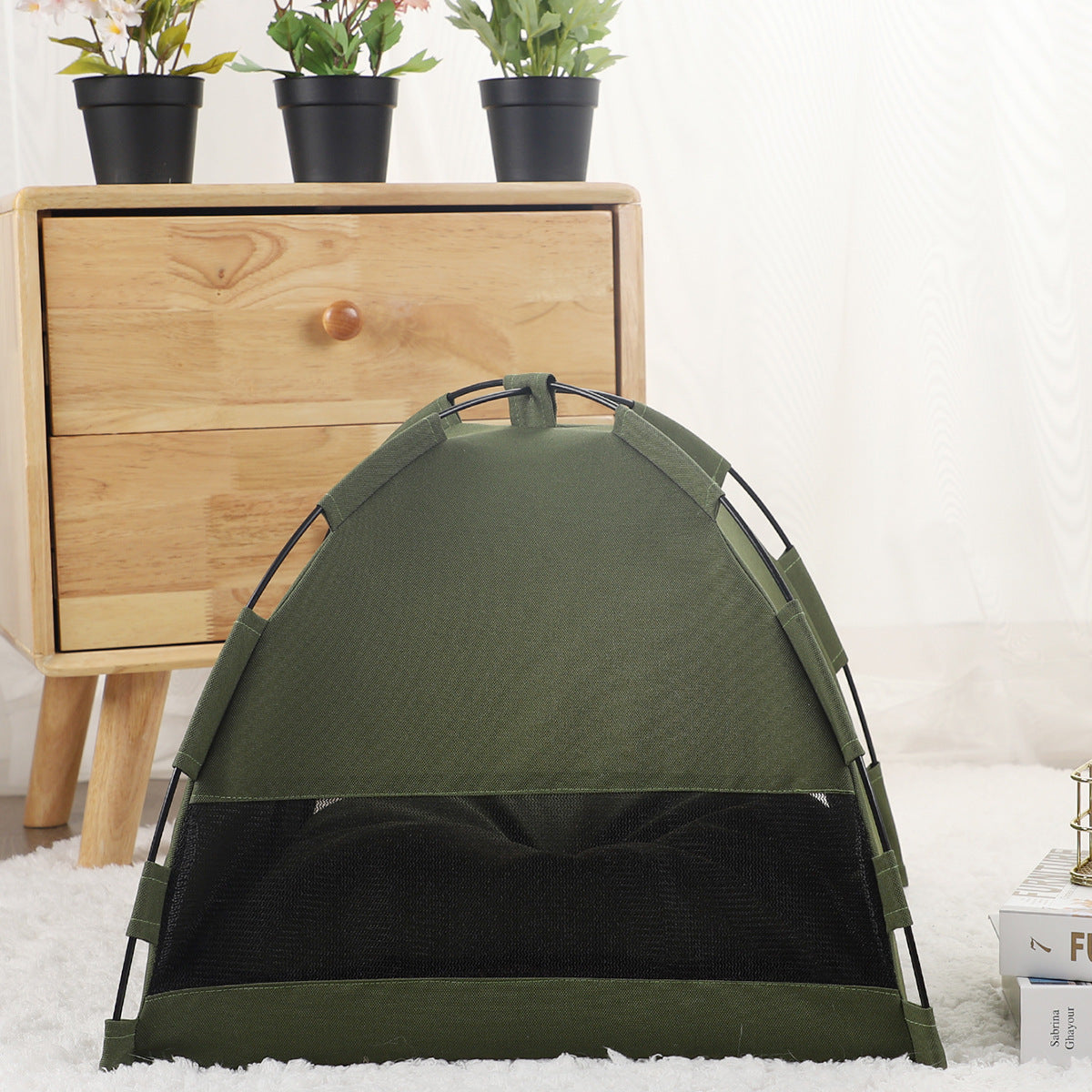 Cozy Pet Collection | Cat Bed with Cooling Mat & Removable Cushion | Lightweight Portable Design for Indoor and Outdoor Comfort 3