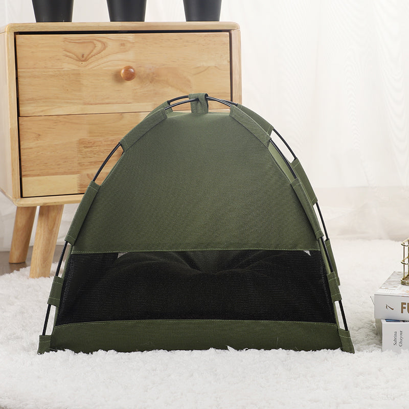 Cozy Pet Collection | Cat Bed with Cooling Mat & Removable Cushion | Lightweight Portable Design for Indoor and Outdoor Comfort 4