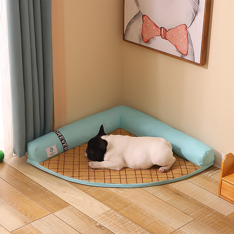 Cozy Pet Collection | Dog Cooling Mat with Breathable Bamboo Fiber | Comfortable Bed for Summer Relief 2