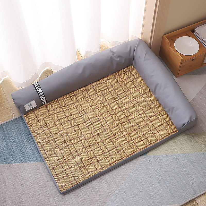 Cozy Pet Collection | Dog Cooling Mat with Breathable Bamboo Fiber | Comfortable Bed for Summer Relief 3