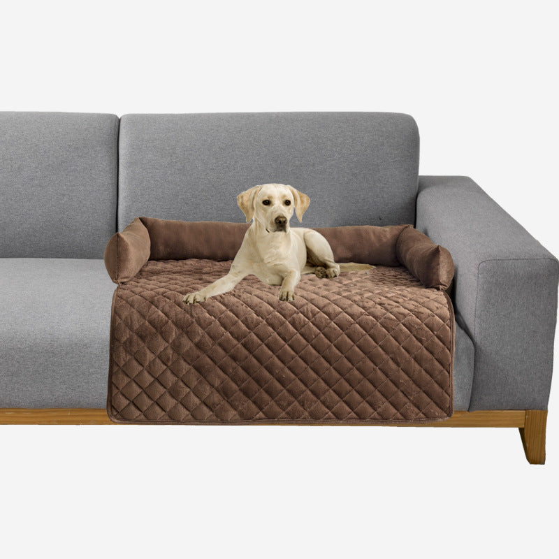Cozy Pet Collection | Plush Dog Bed with Removable Cushion | Curved Design for Ultimate Comfort 4