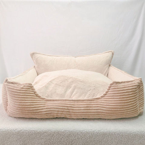Cozy Pet Haven | Large Dog Bed with Removable Plush Cover | Soft Comfort for Ultimate Relaxation 0