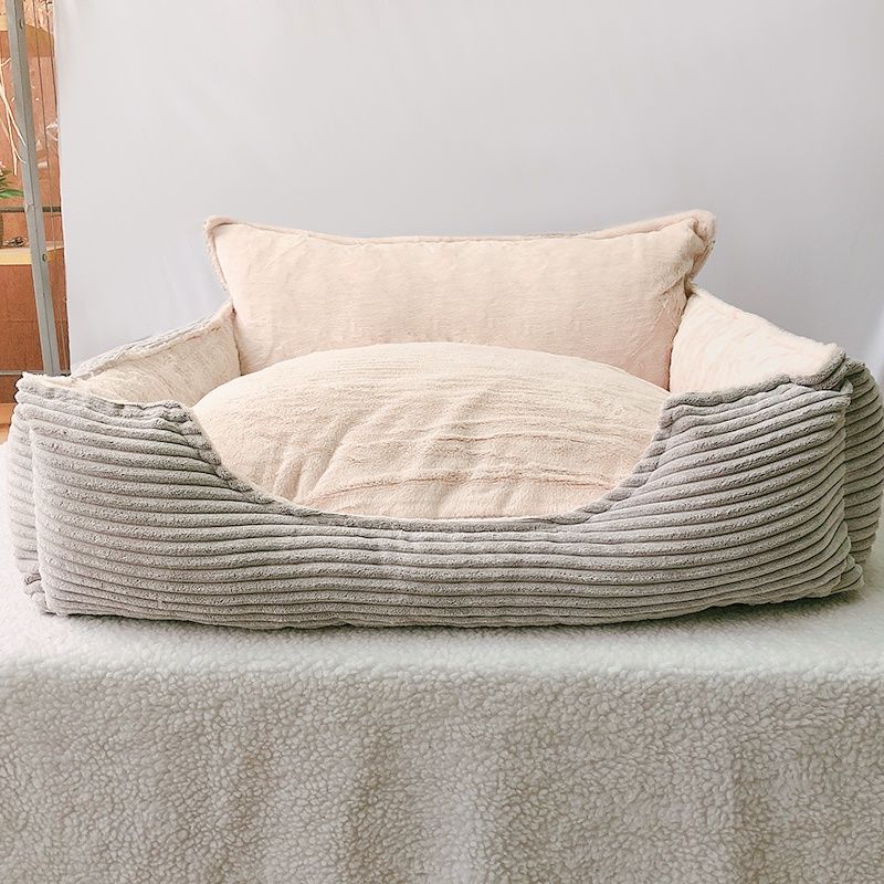 Cozy Pet Haven | Large Dog Bed with Removable Plush Cover | Soft Comfort for Ultimate Relaxation 4