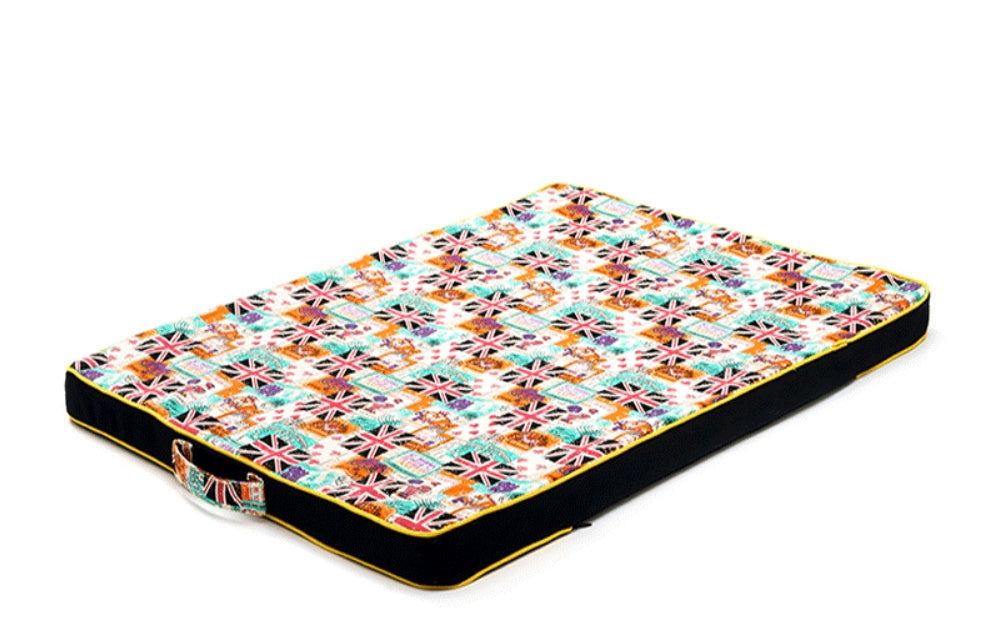 Cozy Pet Nest | Dog Bed Mat with High Resilience Sponge | Durable Canvas for Comfortable Sleep 0