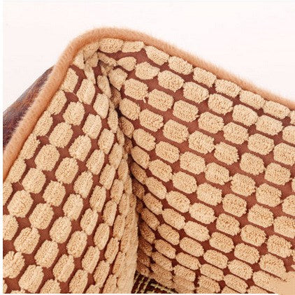 Cozy Pet Nest | Suede Dog Bed with Blanket & Summer Mat | Comfortable Sleeping Solution for Year-Round Comfort 2