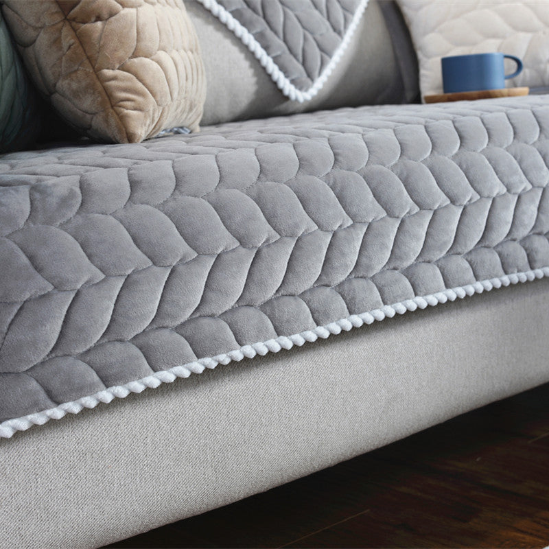 Cozy Plush | Sofa Cover with Anti-Slip Quilted Design | Soft Fabric for Ultimate Comfort 3