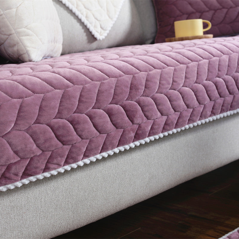 Cozy Plush | Sofa Cover with Anti-Slip Quilted Design | Soft Fabric for Ultimate Comfort 5